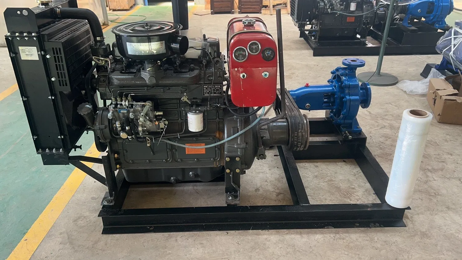 6-дюймовый горизонтальный центробежный водяной насос дизельного двигателя для орошения